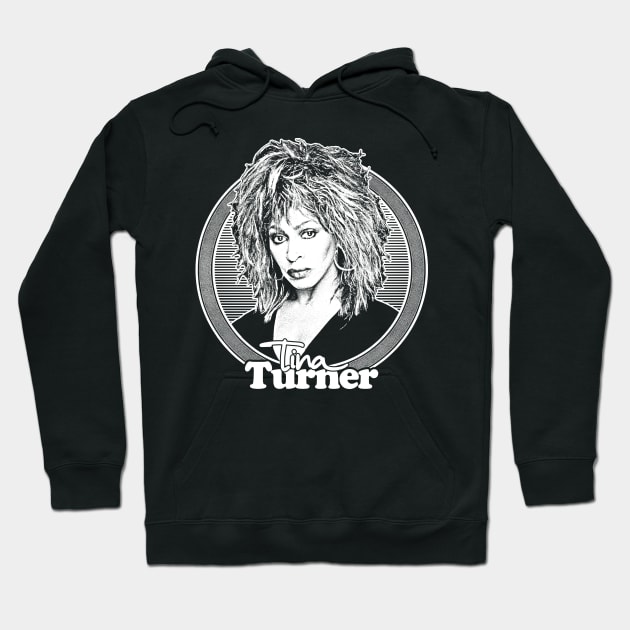 Tina Turner ///// 80s Style Retro Fan Art Design Hoodie by DankFutura